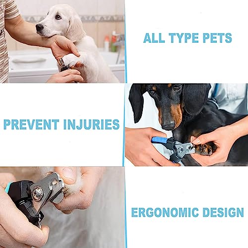 LauCentral Cortauñas Perro y Gato Premium - Cortauñas de Acero Inoxidable Protector de Seguridad y Bloqueo, Ideal para el Cuidado de Las Uñas de Tus Mascotas (Incluye Lima de uñas) - Imatge 7