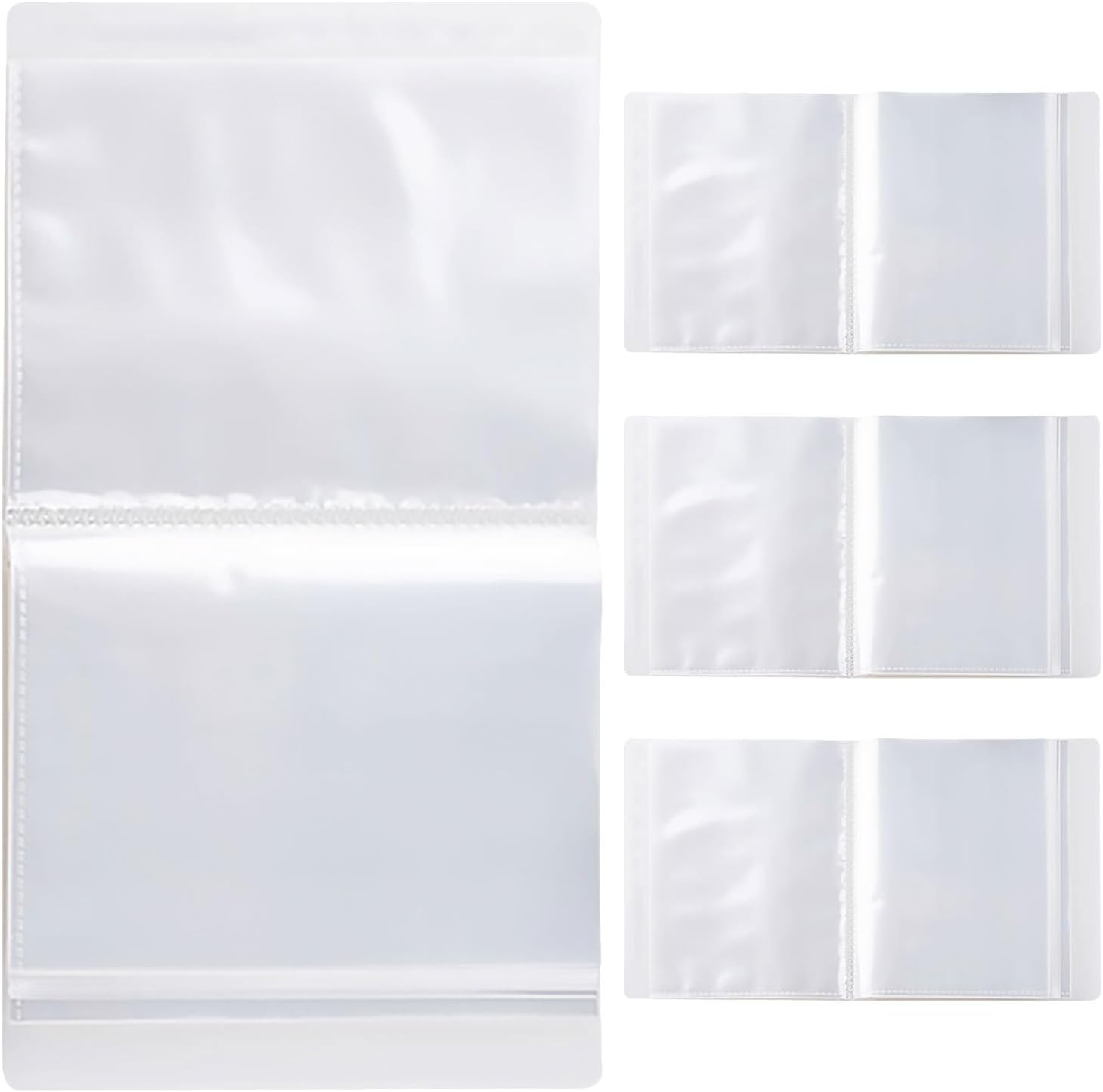 A6 Storage Folder 4 Pack 40 Pages Plastic Insert Pocket Album