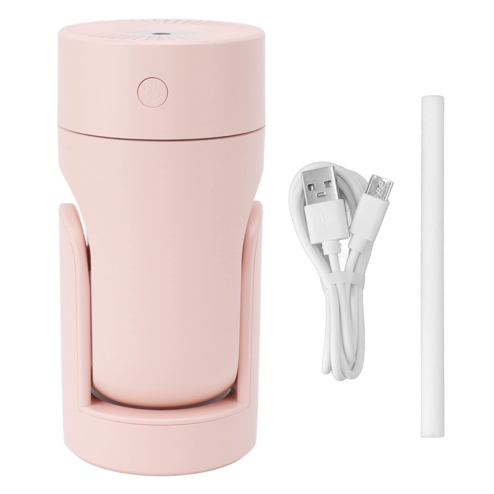 Przenośny do mini nawilżacza USB automatyczny obrotowy super cichy mały pulpit chłodna mgła nawilżacz do domu biura podróży (różowy), WSJKASJWiaygeucq76-12