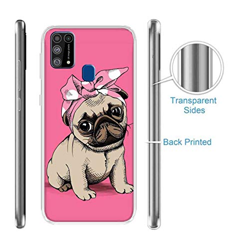 Image of Amazon Brand - Solimo Designer Multicolor Pug Design Printed Soft Back Case Mobile Cover for Samsung Galaxy M31 / M31 Prime / F41