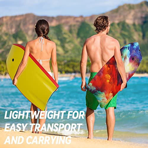 image for RAYWER Body Board Lightweight with EPS Core, HDPE Slick Bottom , Leash