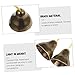 Abaodam Antique Hand Cymbal Rhythm Hand Bell for Yoga Religious Music Instrument