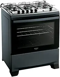 Fogão Supreme Inox 5Q Titanium