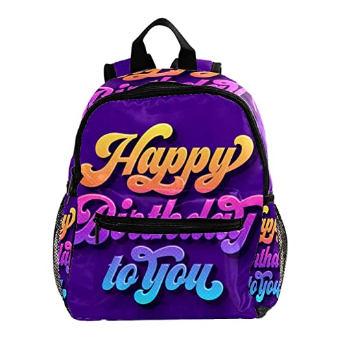 Mini sac à dos violet ergonomique pour soulager le dos des enfants