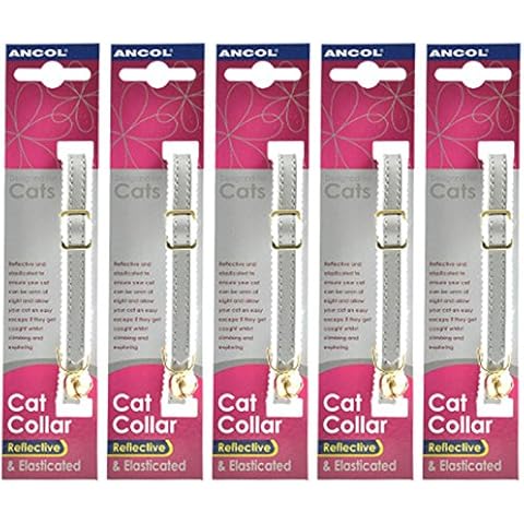 Ancol Silver Reflective Safety Cat Collars Cover