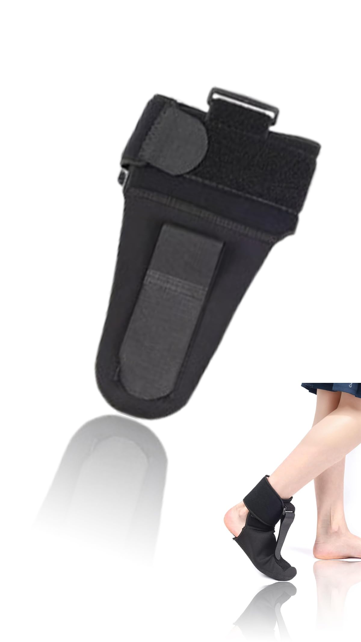 Sweet seven Plantar Fasciitis Night Splint Sock, Effective Foot Brace Pain Relief, and Recovery, Stretching Boot for Sleep, Suitable for Left or Right Foot, Helps with Achilles Tendonitis Heel Pain M