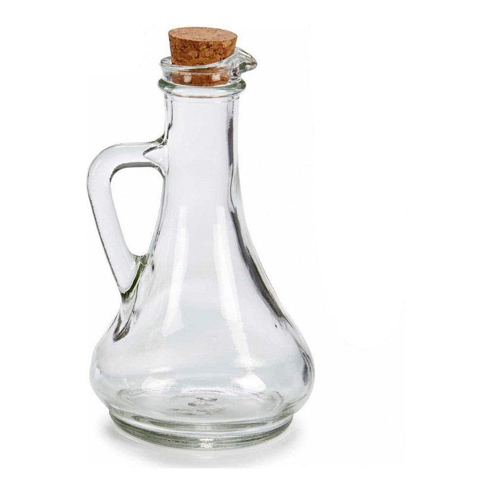 Vivalto S3601692 Glass Oil Bottle, 2 Piece, 9 x 16 x 9 cm, Crystal