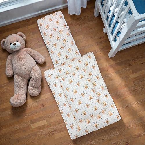 Image of NEW COMERS 3 in 1 Carry Nest Portable Cushion Bed with Waffle Texture Soft 100% Pure Muslin Padding Lightweight Travel Friendly Multi-Use Carry Wrap with Secure Support Design | Unisex Carry Bag Nest
