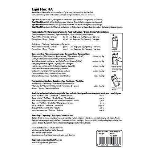 Excellent EquiFlex HA Liquide complément alimentaire articulation cheval 1 L - 4
