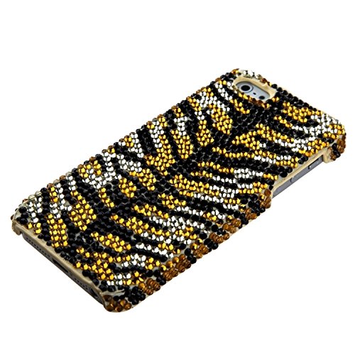 MYBAT IPHONE5HPCBKDMDSI666WP Premium Diamante Desire Case for iPhone 5 / iPhone 5S - 1 Pack - Retail Packaging - Camel/Brown