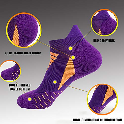 Meias Atlético, Andoer Meias femininas antideslizantes atléticas meias esportivas para basquete, fut