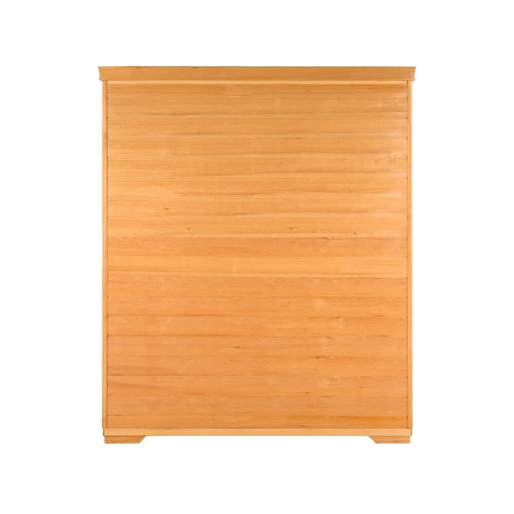 Home Deluxe – Infrarotkabine REDSUN L –153 x 110 x 190 cm - für 2-3 Person, 6 Keramikstrahler, Holz: Hemlocktanne I Infrarotsauna, Sauna, Wärmekabine, Infrarot
