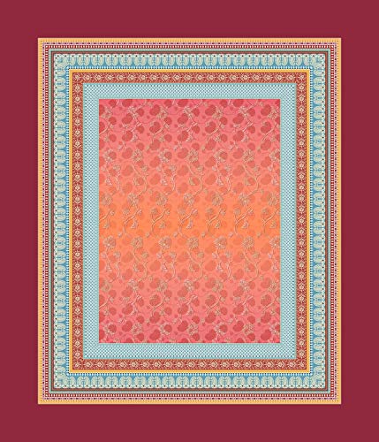 Bassetti Tischdecke, Baumwolle, ROT, 140X170