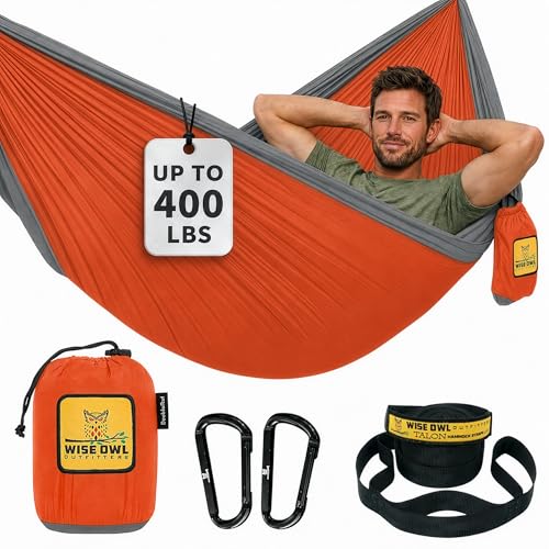 Wise Owl Outfitters Hammock for Camping Single Hammocks Gear for The Outdoors Backpacking Survival...