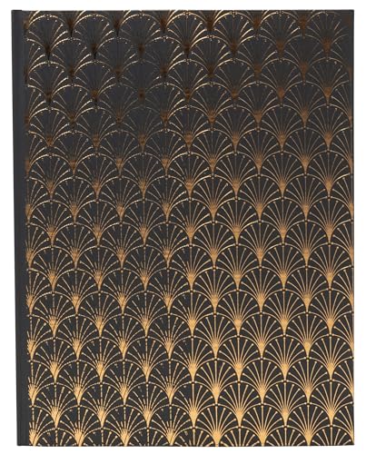 EXACOMPTA 47985E Libro de visitas, 27 x 22 cm, negro neodeco