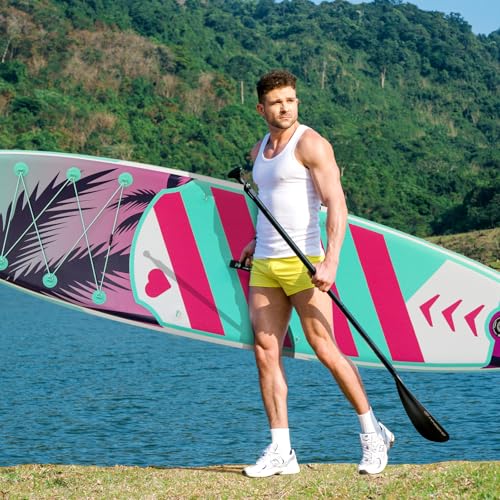 WHDCYD Inflatable Stand Up Paddle Board with Premium SUP Accessories by WHDCYD - Used condition - Image 6