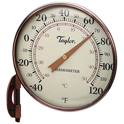 Taylor Dial Thermometer with Antique Copper Finish Cover