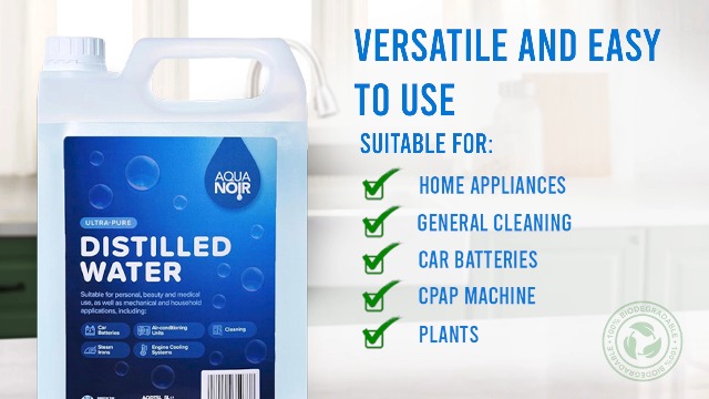 OrigoDistilled Water - 100% Ultra Pure Water 5L - Deionized Water Demineralized Tds 000 Ppm Guaranteed