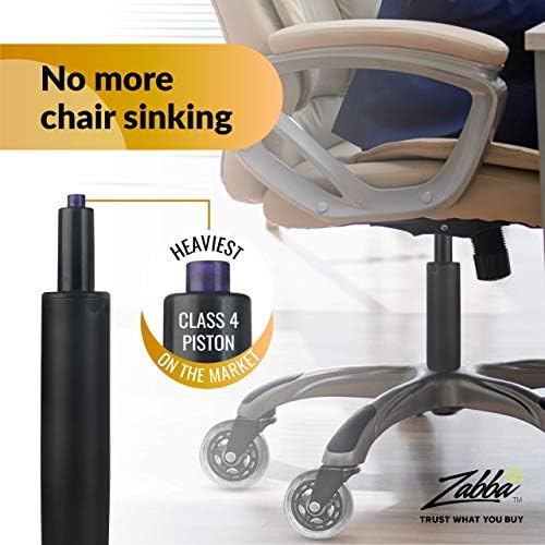 Office Owl Chair Gas Lift  Replacement Gas Cylinder w/Removal Tool, Gloves & Detailed Instructions - Universal Size Pneumatic/Hydraulic Piston Parts