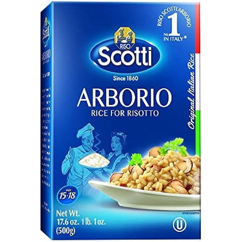 Arborio Risotto Rice, 1.1 lbs (500g), Superfino, Product of Italy, Chef Selected, Gluten Free, Non-GMO, Vacuumed packed, Riso Scotti Cover