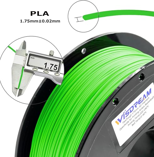 Image of FlexiTough Flexible Filament Specifically for Printing Real-Game Bouncy Airless Basketball,1.75mm,1KG (2.2lbs), Green