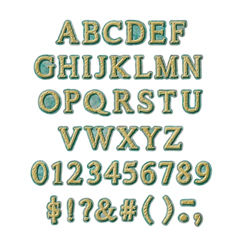 Eureka Curiosity Garden Letter, Number, Punctuation Mark, and Symbol Classroom Decorations for Teachers, 3.8" H, 178 Pieces - image 2