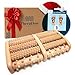 Price comparison product image TheraFlow Wooden Foot Massager Roller - Acupressure Plantar Fasciitis Massager, Wellness & Walking Gifts for Women & Men, Foot Massagers for Pain and Circulation (Plus Reflexology Chart)
