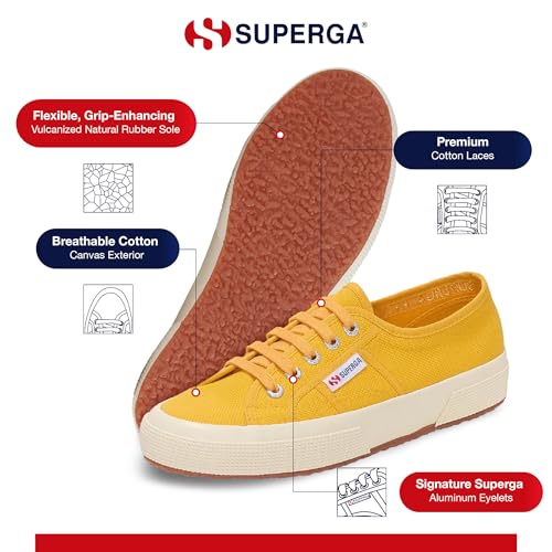 Image of Superga 2750 Cotu Classic Canvas Sneakers for Men & Women - Iconic Italian Men's and Women's Tennis Shoes with Breathable Upper, Non Slip Rubber Sole