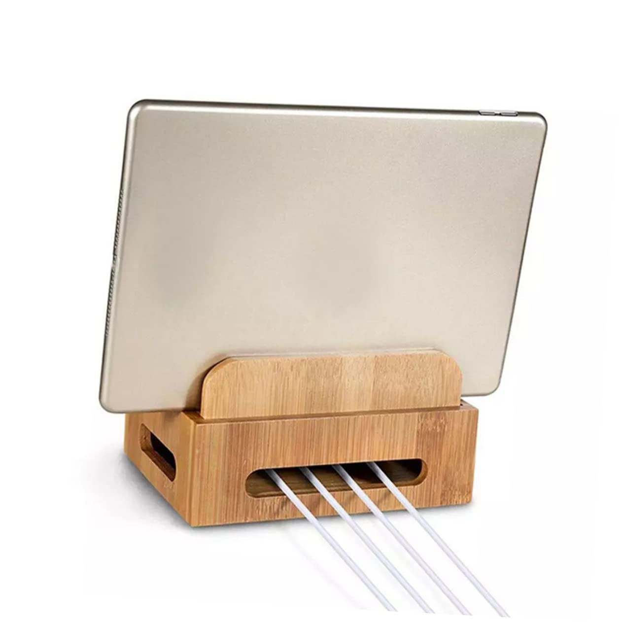 UPKOCH Stazione Di Ricarica in Legno Per Dispositivi Elettronici Organizer Usb Multi Dispositivo Con Supporto Per e Tablet Design Per Scrivania Ordinata e Pulita