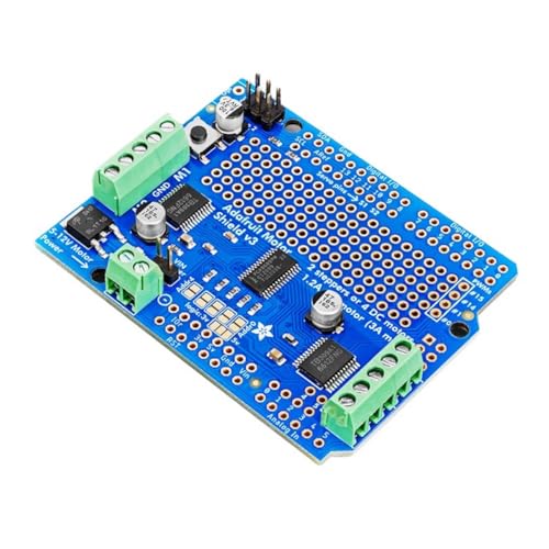 Adafruit Motor/Stepper/Servo Shield for Arduino v2.3 Kit by Adafruit