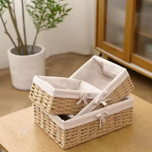 Corbeilles rustiques tressées pour optimiser le rangement de cuisine
