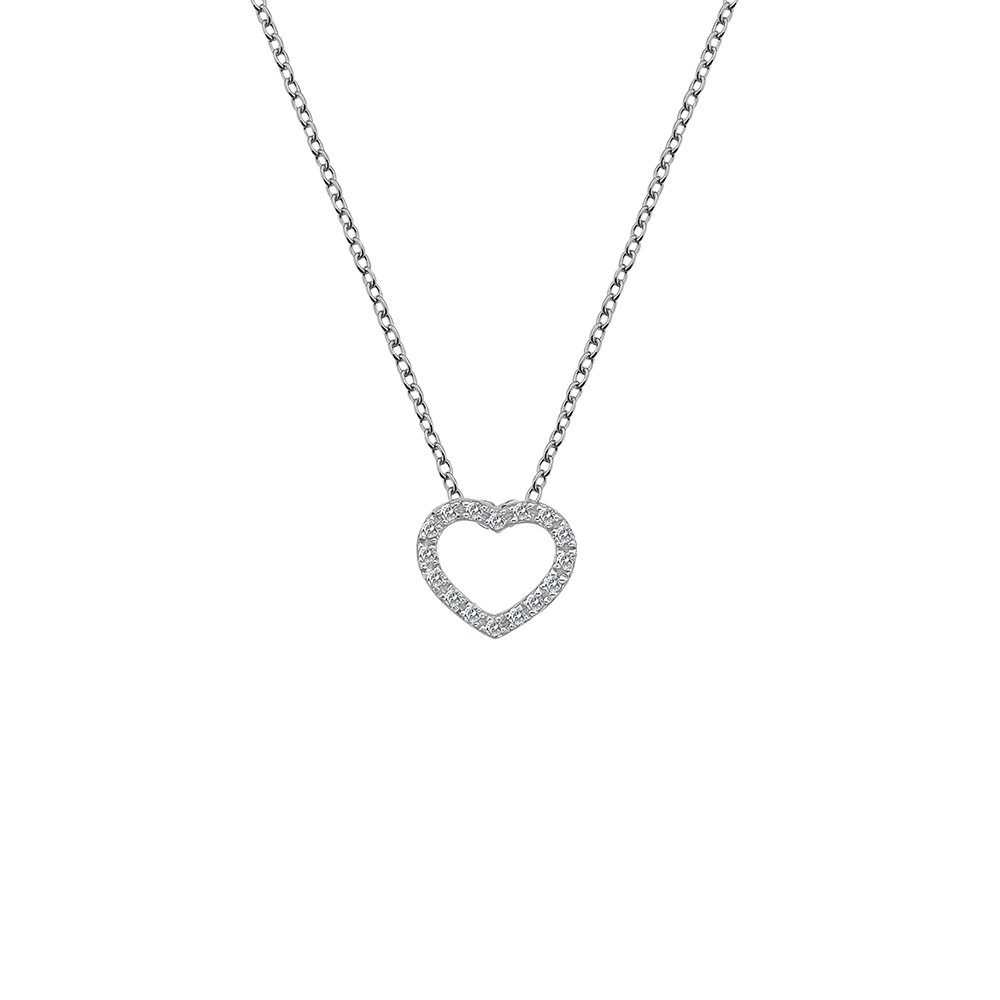 Hot Diamonds mujer Plata de ley (925/1000) plata redondo blanco topacio