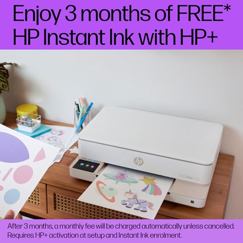 HP Envy 6120e All in One Printer | Perfect for Home | Colour | Wireless | Print, Scan & Copy | 5 months free Instant Ink limited time only | Easy Setup & Reliable Wi-Fi | White - Image 5