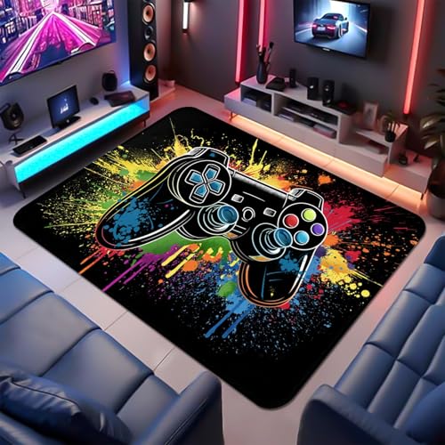 Tapete Gaming para Cuarto de Niños 5'x7' Antideslizante