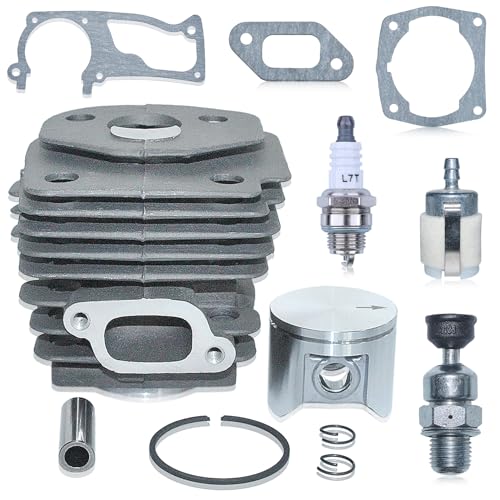 Mtanlo Piston de Cylindre 47MM pour Husqvarna 357 357XP 357XP EPA 359 359XP 359XP EPA Tronçonneuse 537157304 580303302 537157302, Piston de Cylindre avec...