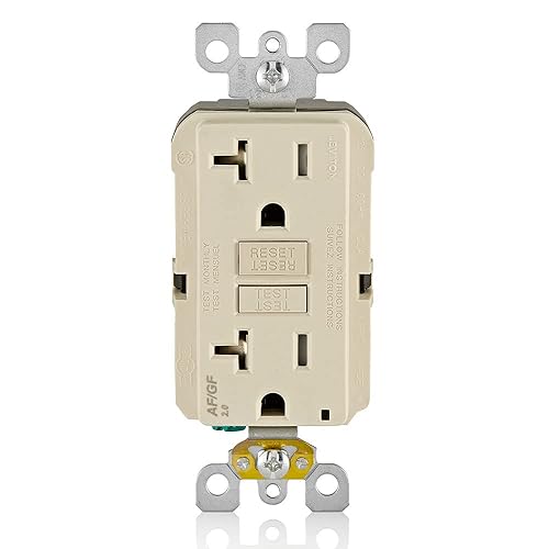 Vista 15 de Leviton Combinación GFCI de autoprueba SmartlockPro de 15 A con USB tipo A y tipo C en pared, cargador USB para teléfonos inteligentes y tabletas