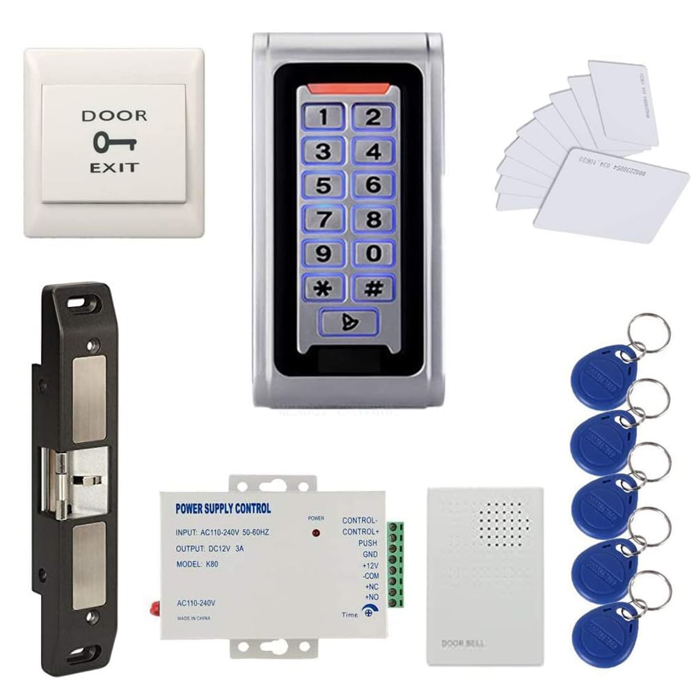 Amazon.com : MENGQI-CONTROL Waterproof Metal RFID+PIN Code Door