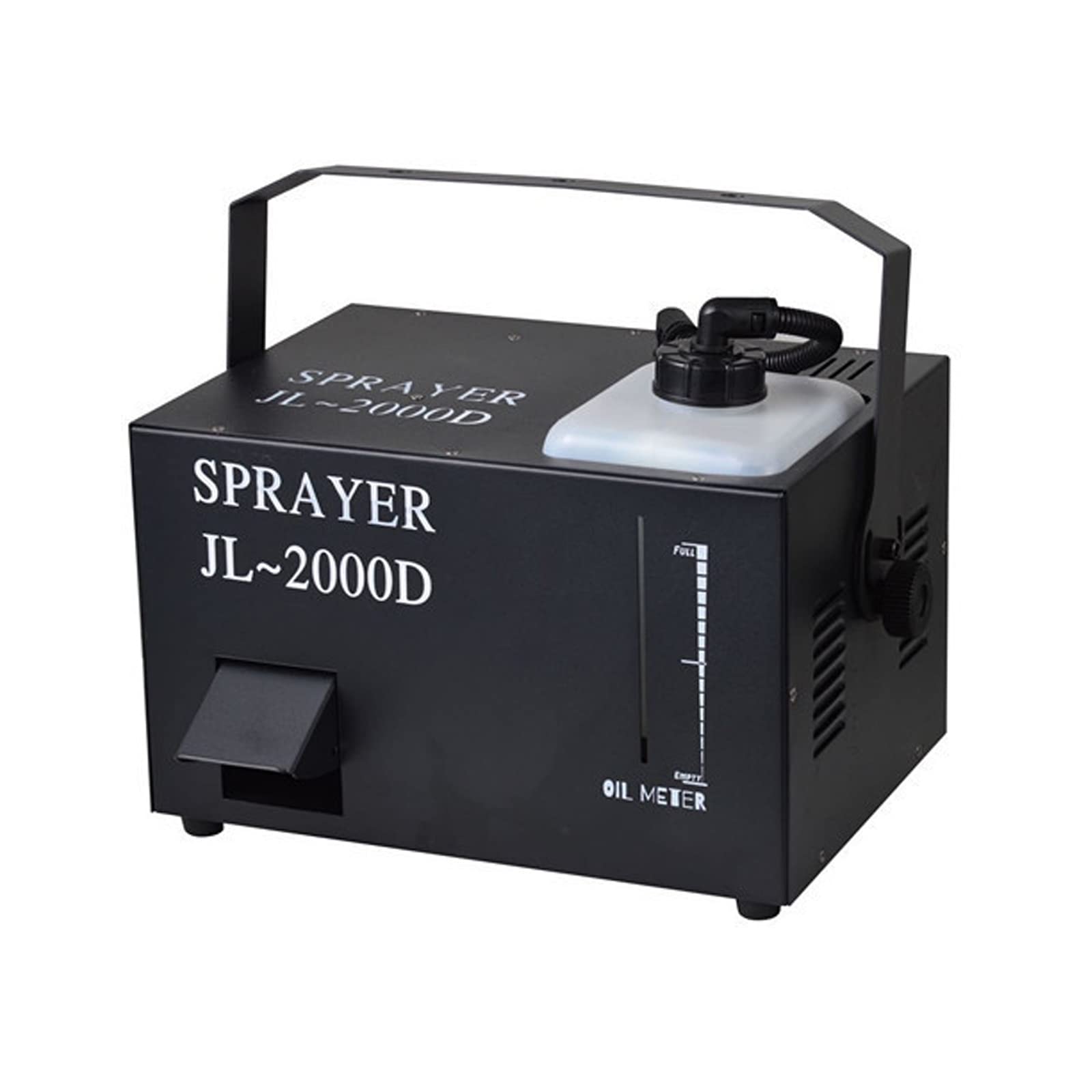 PRUJOY Máquina de Humo DMX de 2000W con Mango, máquina de Humo portátil para Halloween, Navidad, Bodas, actuaciones de DJ