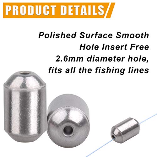 Gewichte Angelset Eisen Anglgewichte Grundgewichte Angelzubehör Set Wassertropfen Form Angelplatinen Angel Set… – Bild 6