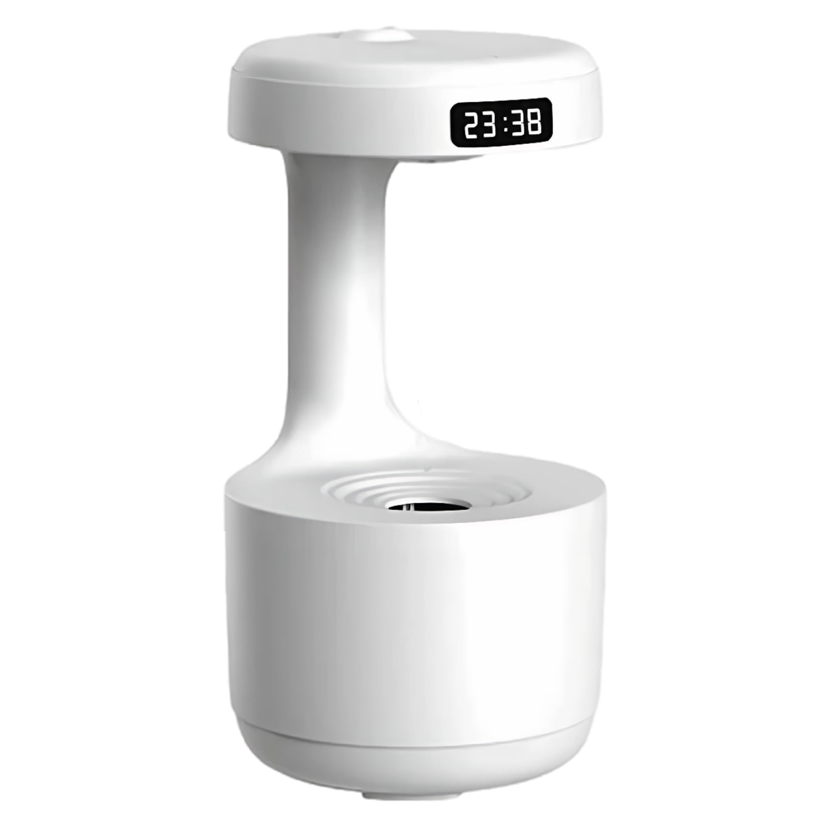 Humidificateur nuage de pluie blanc de 4,7x9,1 pouces avec veilleuse pour chambre