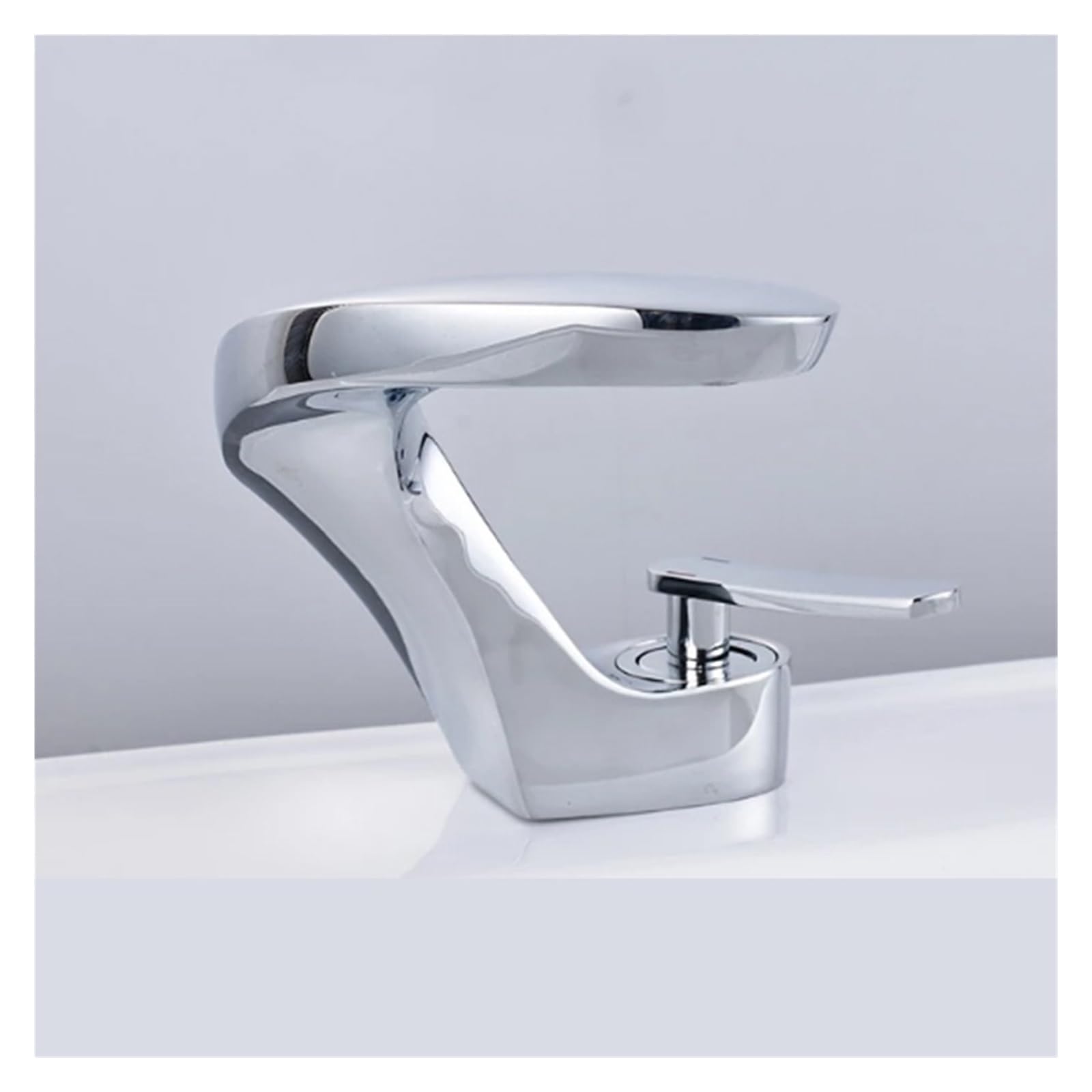 Mitigeur froid chaud haute précision au design épuré pour évier et lavabo contemporain