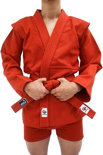 STELS Chaqueta Sambo Ropa europea de artes marciales 100% algodón certificado FIAS Uniforme de artes marciales de Sambo