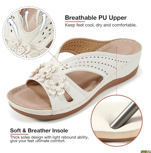Sandales de plage confortables bleues EU41 pour marche extérieure - 5