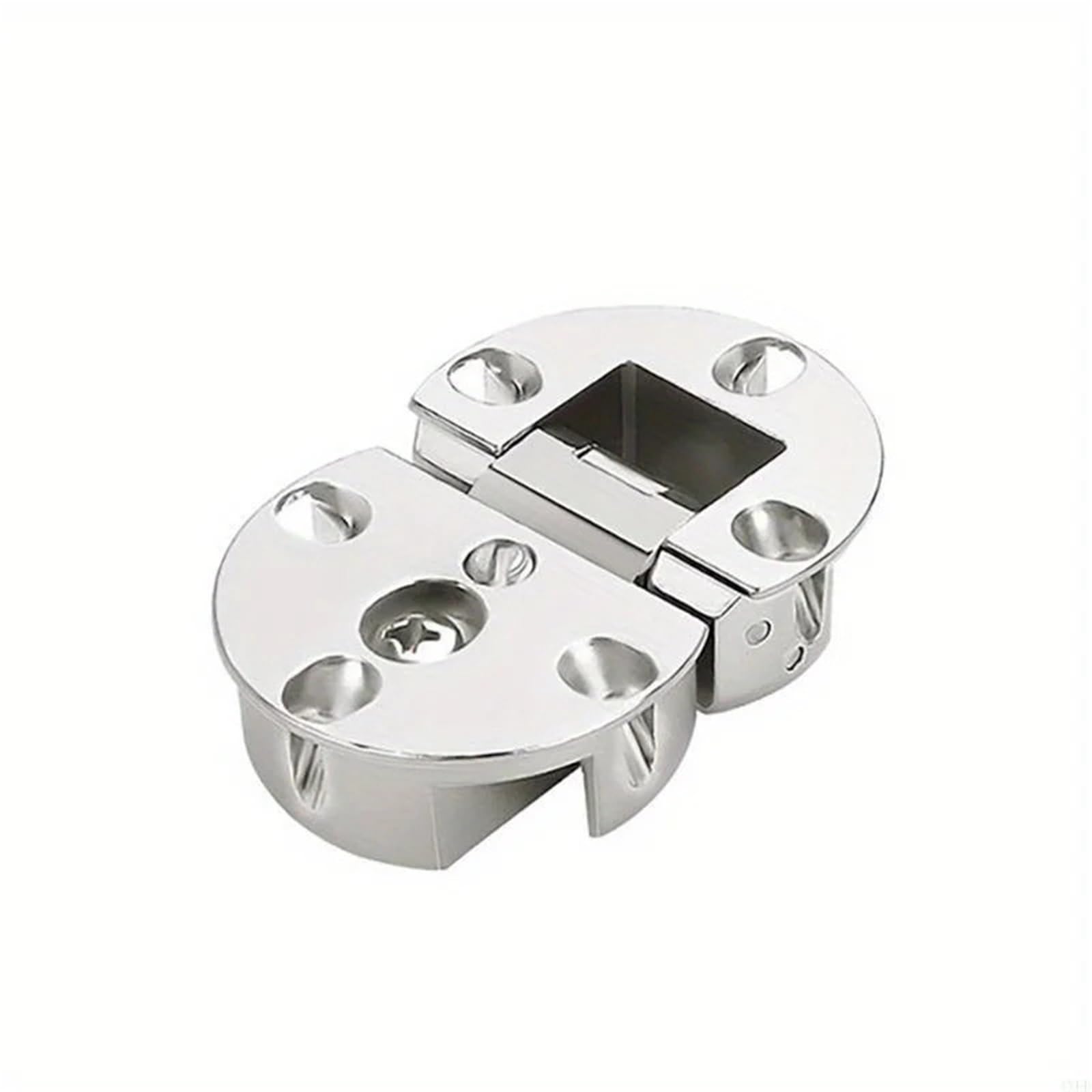 2pcs Flap Hinge 90 Degree Adjustable Cabinet Door Concealed Hinge(2PCS-Small)