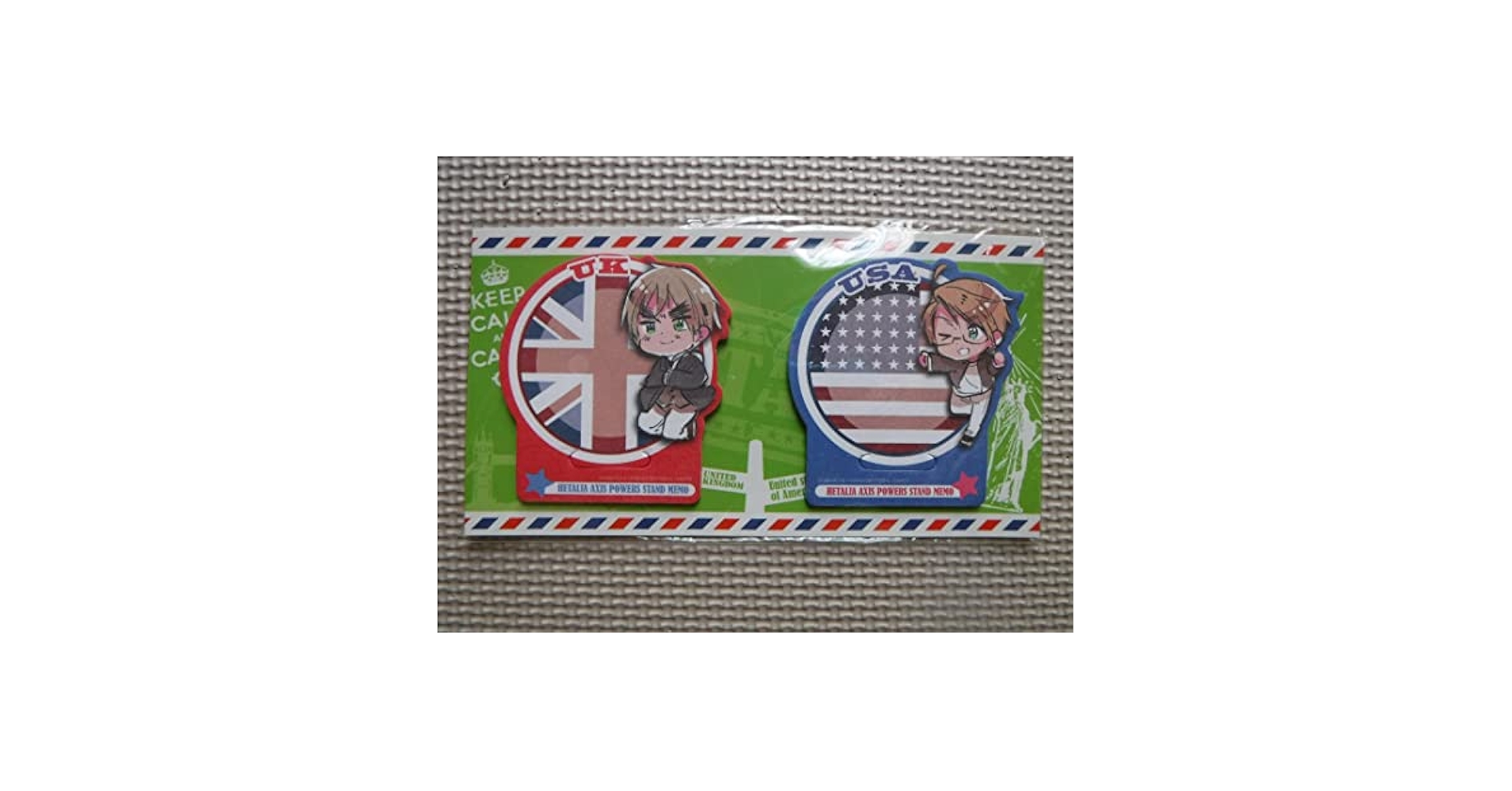 Amazon.co.jp: ヘタリア アメリカイギリス スタンドメモ 台湾