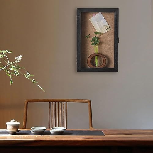 Miniatura 4 de Caja de sombra extra profunda de 11 x 17 pulgadas, profundidad exterior, cajas de sombra de 5 pulgadas, vitrinas para ramo de flores, fotos de boda,