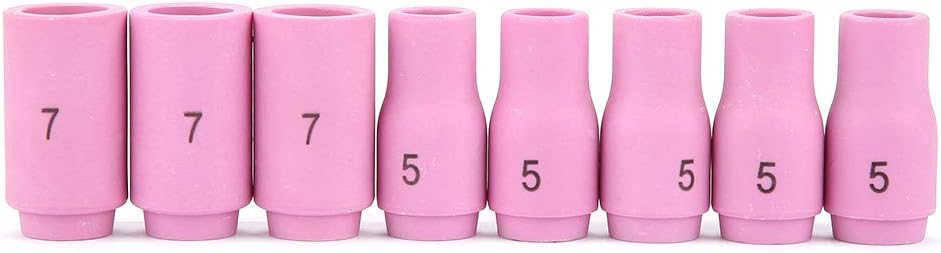 Welding Torch Parts, 20 torch consumable consumables 53 Pcs/Set Welding Torch Body Parts Gas Lens Nozzle Collet Cup Kit Accessories