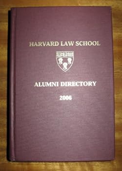 Hardcover Harvard Law School Alumni Directory 2006 Book