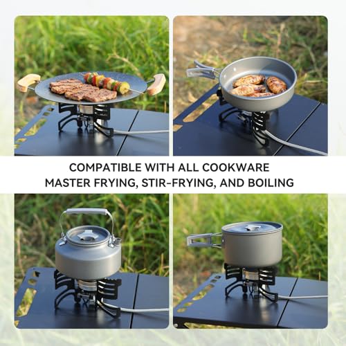 REDSUN FD2 Portable Infrared Camping Stove - Ultra Compact & Wind-Resistant 3.0kW Backpacking Burner for Hiking, Picnics & Outdoor Adventures - Image 10