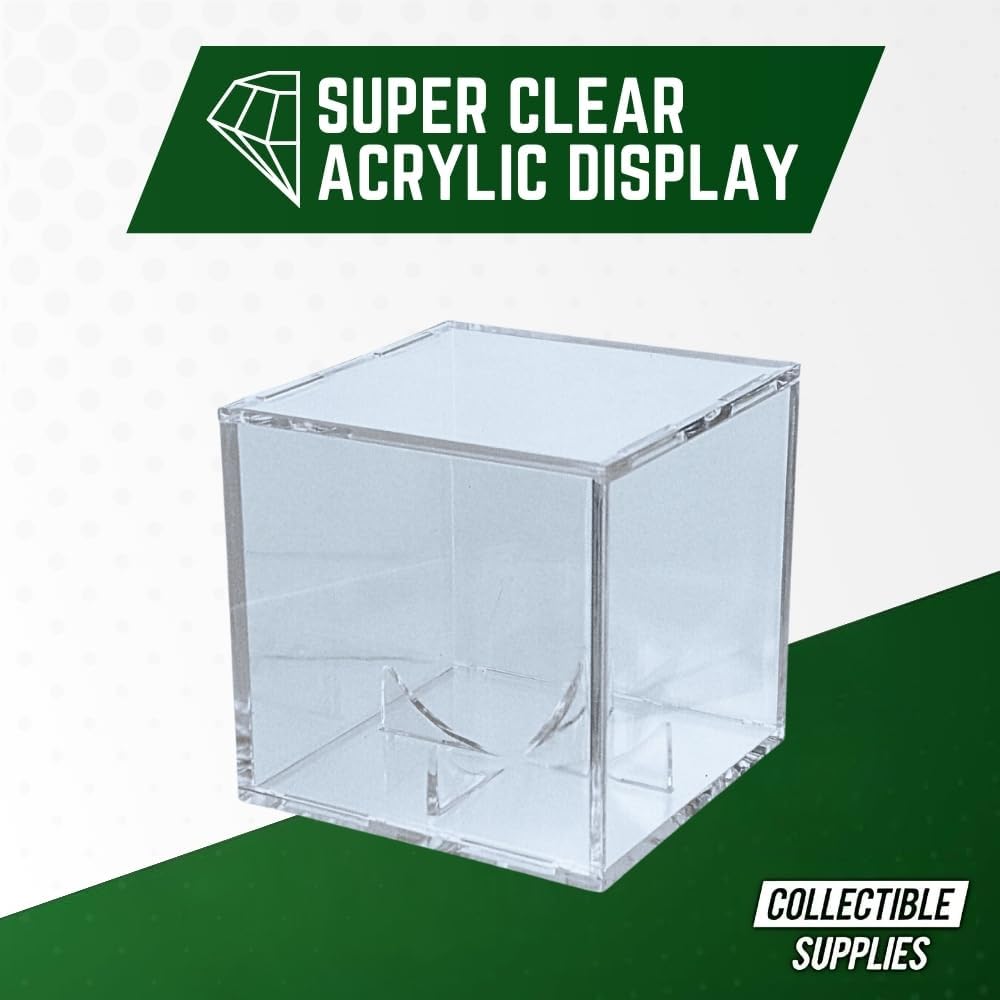 Baseball Display Case | Acrylic Baseball Cube | Clear Viewing Display Case to Protect Your Collection | Protection & Elegant Design Cube Storage (36 Cubes)